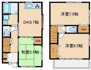 クレール上末吉の物件間取画像